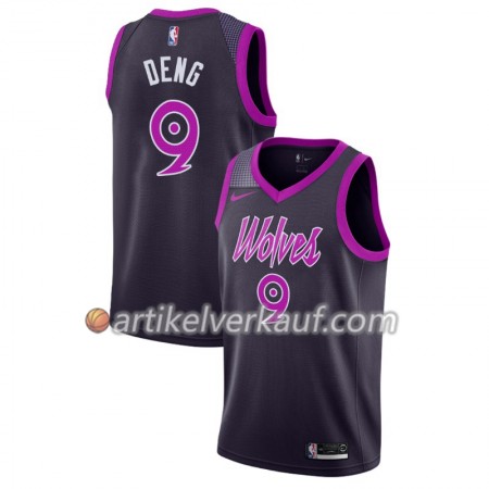 NBA Minnesota Timberwolves Trikot Luol Deng 9 2018-19 Nike City Edition Lila Swingman - Herren